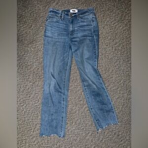 Paige Straight leg light blue jeans